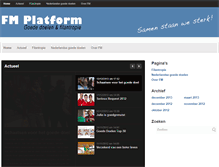 Tablet Screenshot of fm-platform.nl